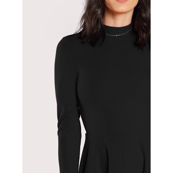 Little Black Fit and Flare Dress - Picture 2 of 5